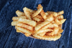 Crinkle cut french fries